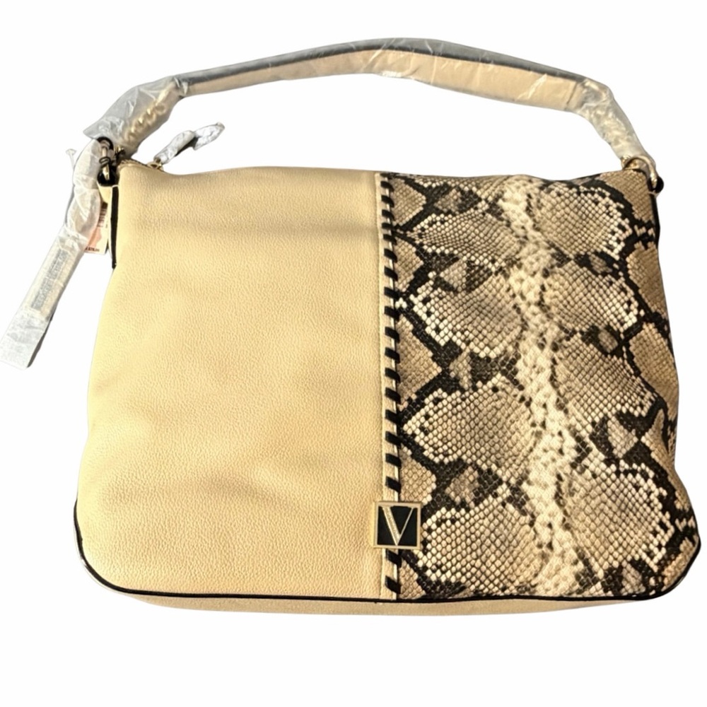 The Victoria Curve Bag - Sand Python